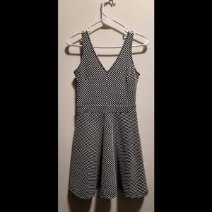 🖤 Black and White Pattern Dress 🖤